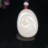 天然新疆和田玉青白玉吉祥彌勒佛吊墜女款玉石玉器佛掛件批發(fā)