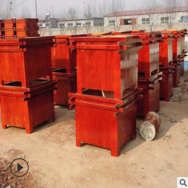 定做 戶外實(shí)木防腐塑木花箱 街道景觀花盆組合 園林綠化木花箱