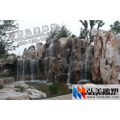 河南假山雕塑造型多樣工藝精湛