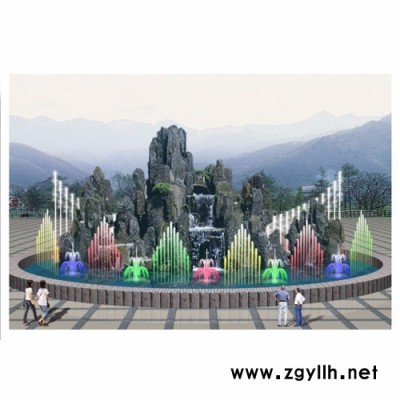 供應東方鴻日大中小型假山噴泉工程設計施工（東方鴻日）